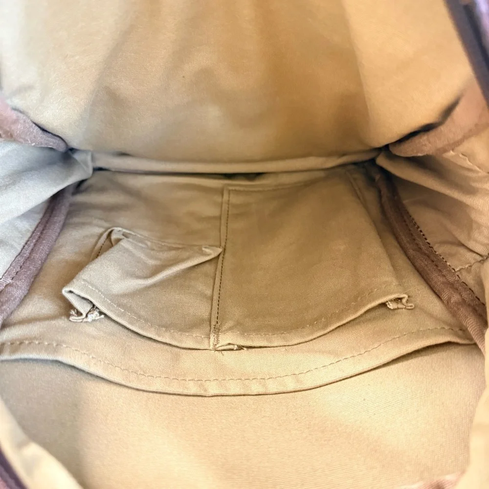 Duluth Trading Co. Lifetime Brown Leather Crossbody or Shoulder Travel Bag